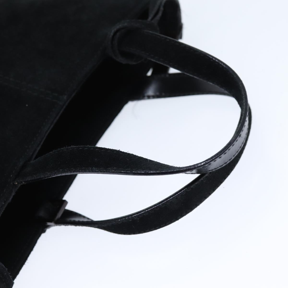GUCCI Hand Bag Suede Black 000 2113 0553 73731