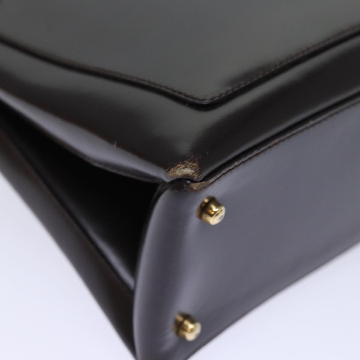 GUCCI Tote Bag Patent leather Brown 002 2113 0333 73732