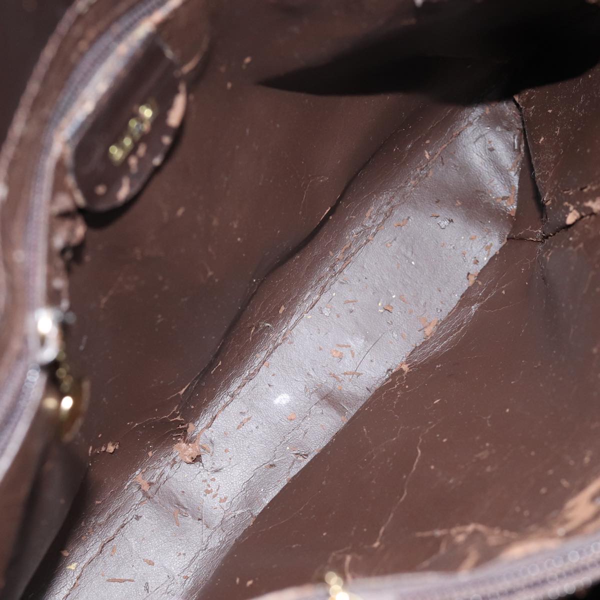 GUCCI Tote Bag Patent leather Brown 002 2113 0333 73732