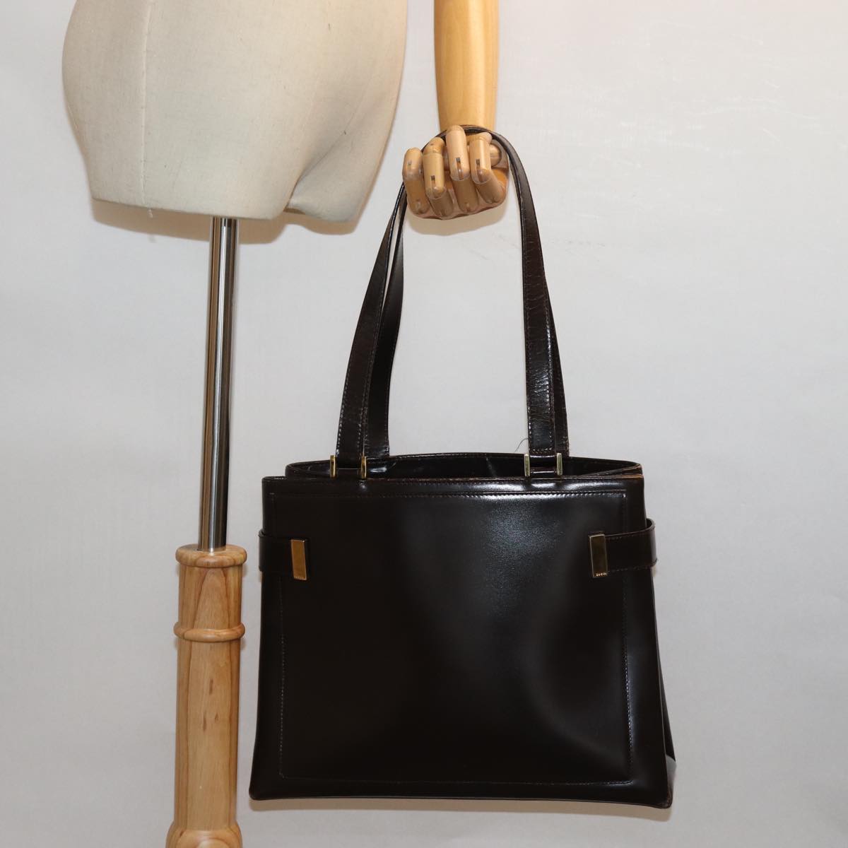 GUCCI Tote Bag Patent leather Brown 002 2113 0333 73732