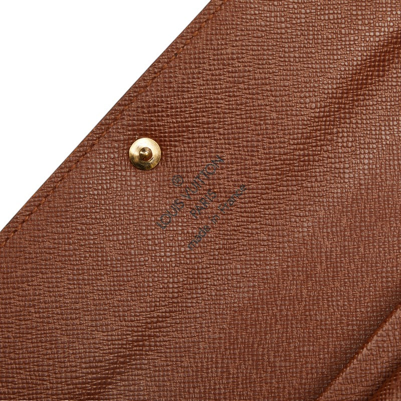 Louis Vuitton Monogram Portraits M61202 Brown PVC Leather  Louis Vuitton Long Wallet