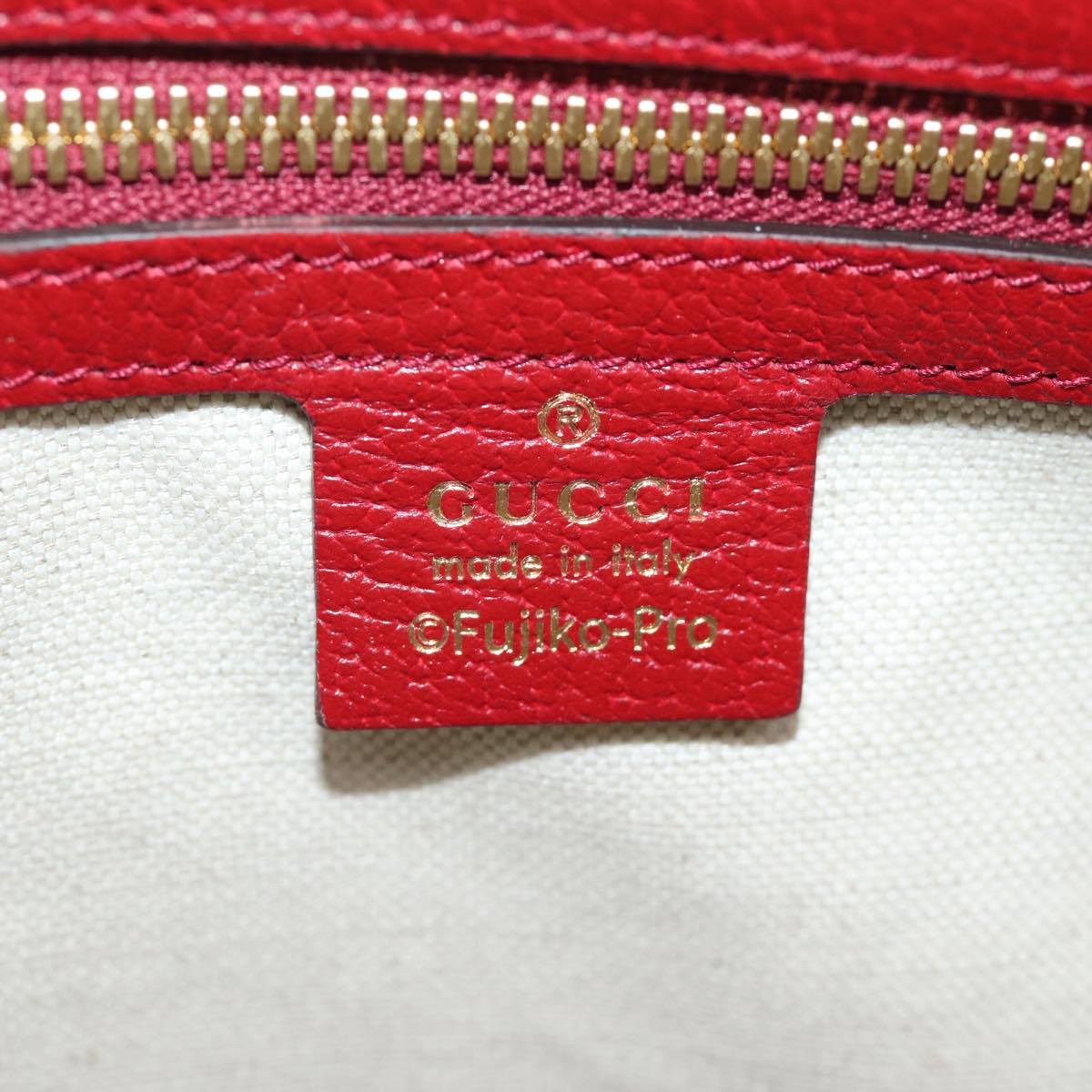 GUCCI Micro GG Supreme Doraemon Boston Bag PVC 2way Beige 647815 73749S