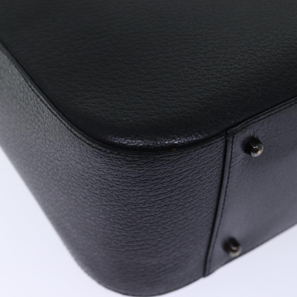 GUCCI Hand Bag Leather 2way Black 000 2058 0307 6 73864