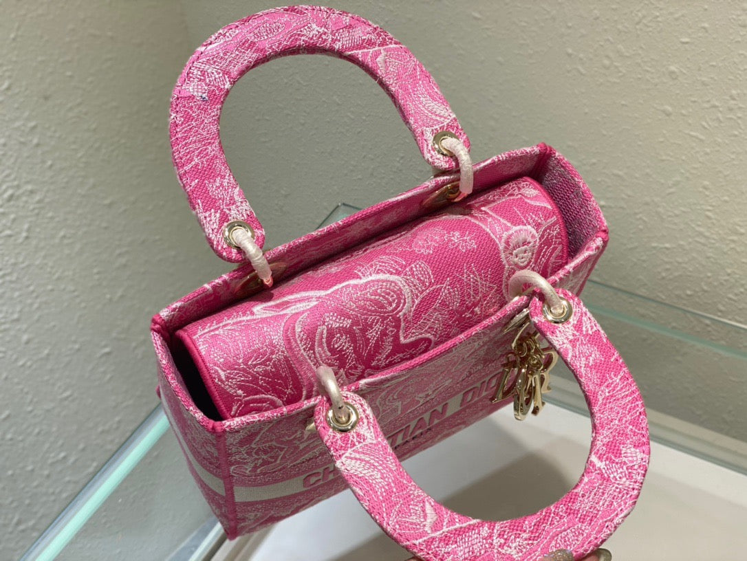 GLAMI MeGLAMIum Lady D-Lite Bag Pink, For Women, WomenÃ¢â‚¬â„¢s Handbags 24cm/9.5in CD M0565OROC_M956
