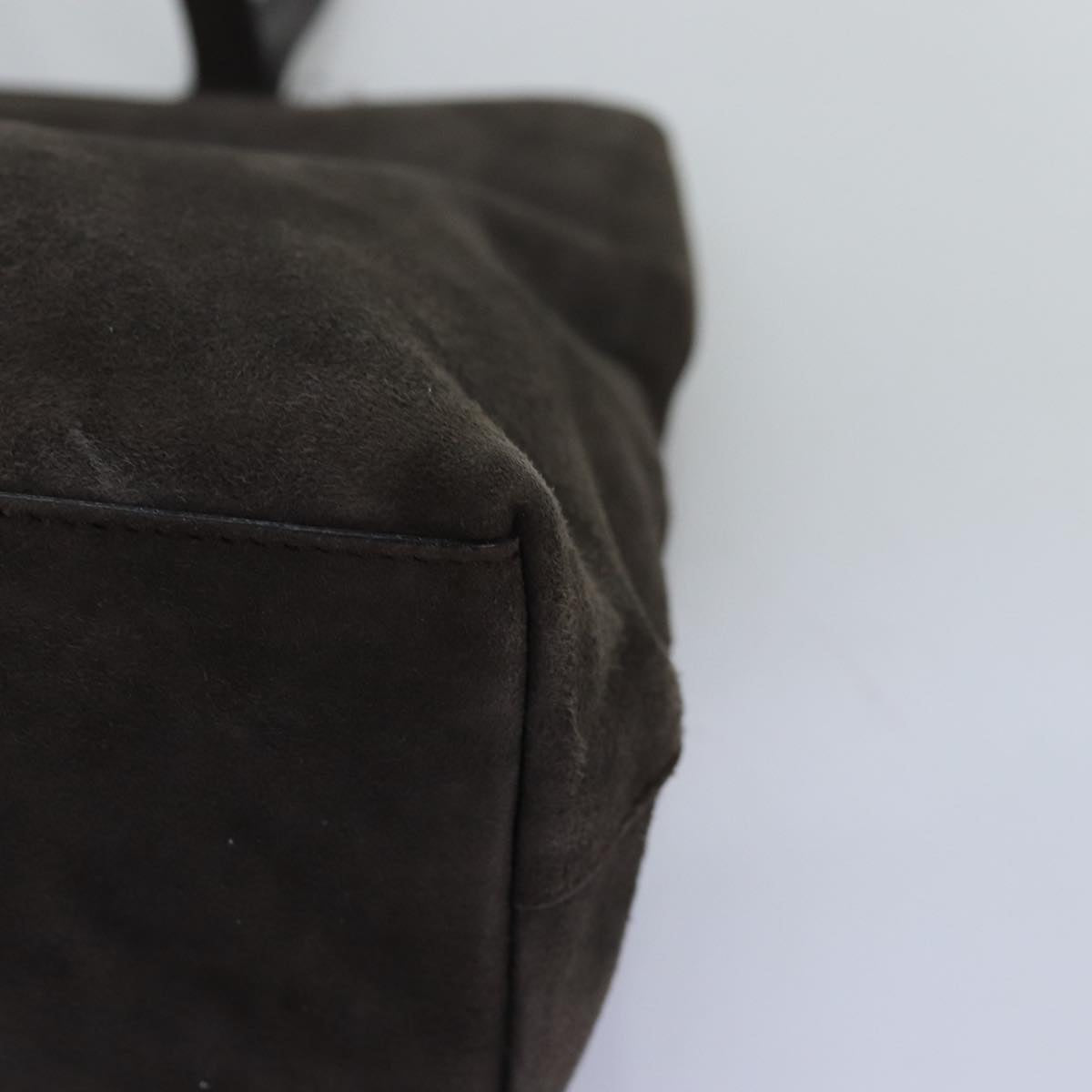 GUCCI Tote Bag Suede Brown 002 2684 0344 73890