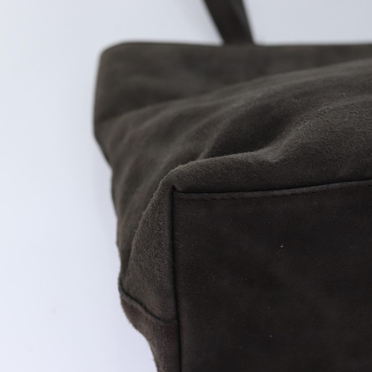 GUCCI Tote Bag Suede Brown 002 2684 0344 73890