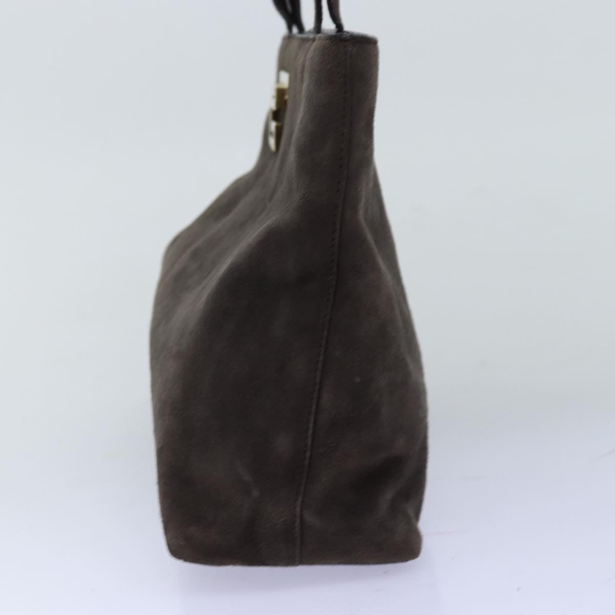 GUCCI Tote Bag Suede Brown 002 2684 0344 73890