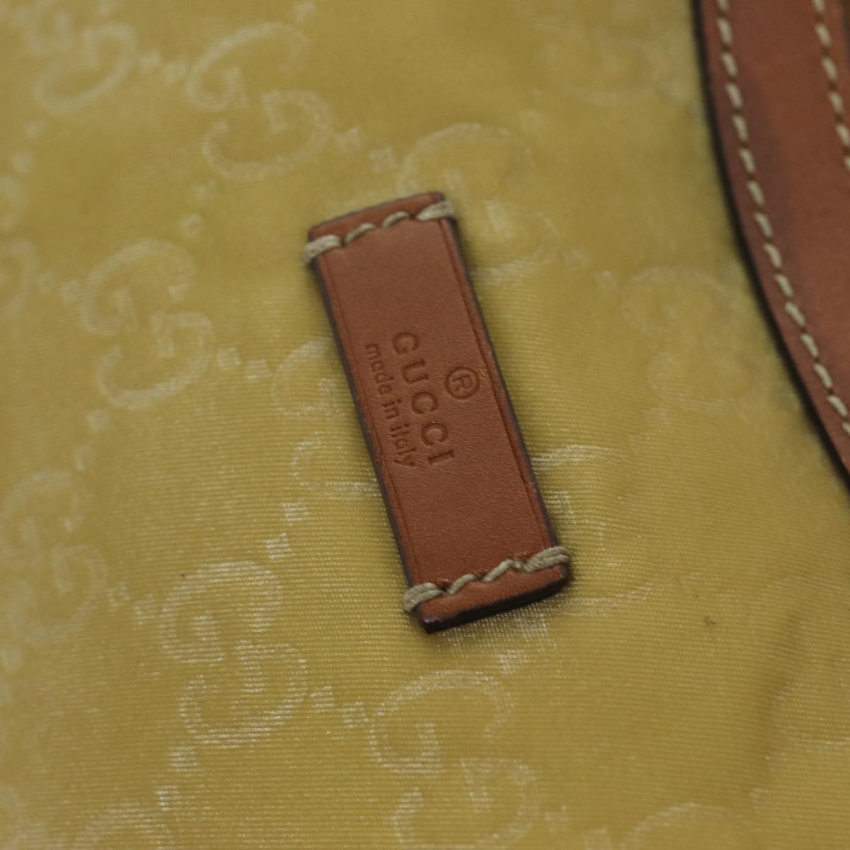 GUCCI GG Canvas Shoulder Bag Beige 181092 73892
