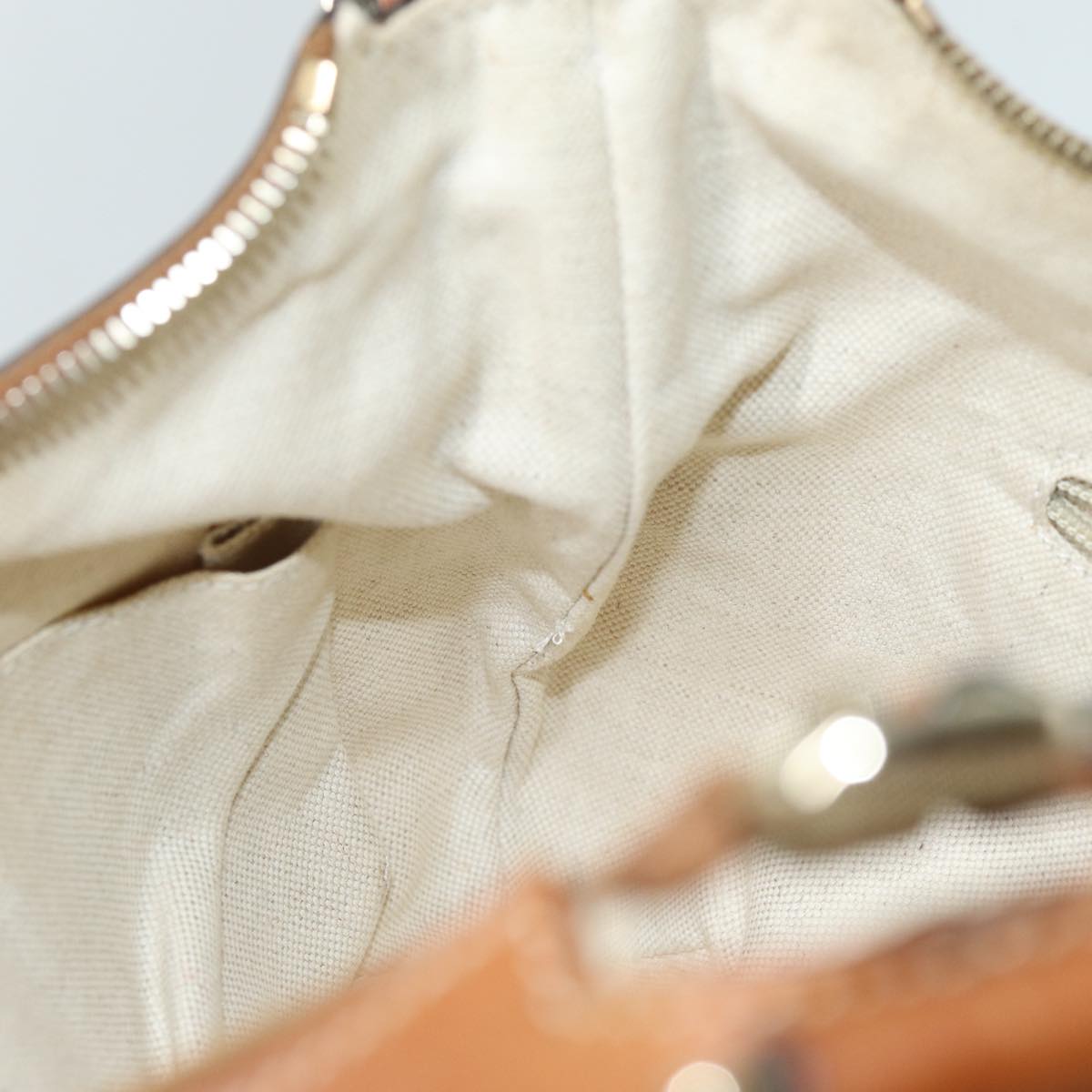 GUCCI GG Canvas Shoulder Bag Beige 181092 73892