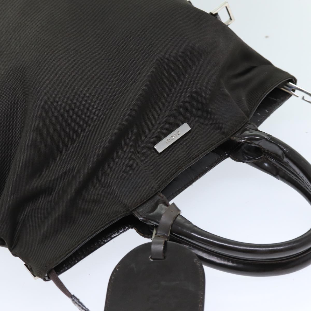 GUCCI Tote Bag Nylon 2way Brown 019 0283 73893