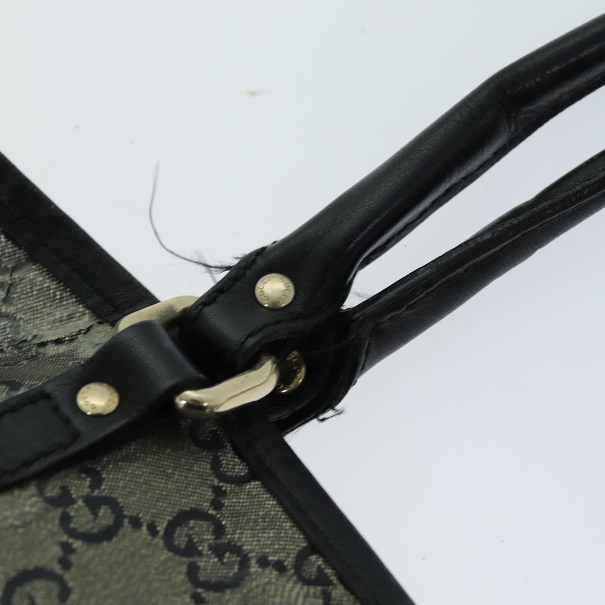 GUCCI GG Crystal Tote Bag Gray 197953 73981