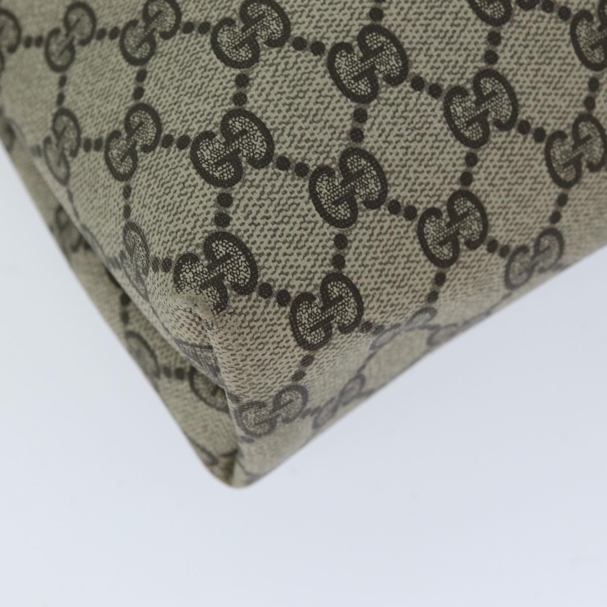 GUCCI GG Supreme Web Sherry Line Tote Bag Beige Red Green 001 080 494 73985