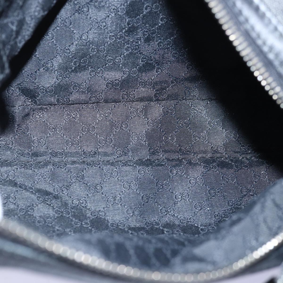 GUCCI Web Sherry Line Shoulder Bag Canvas Navy Red Green 01233 73992