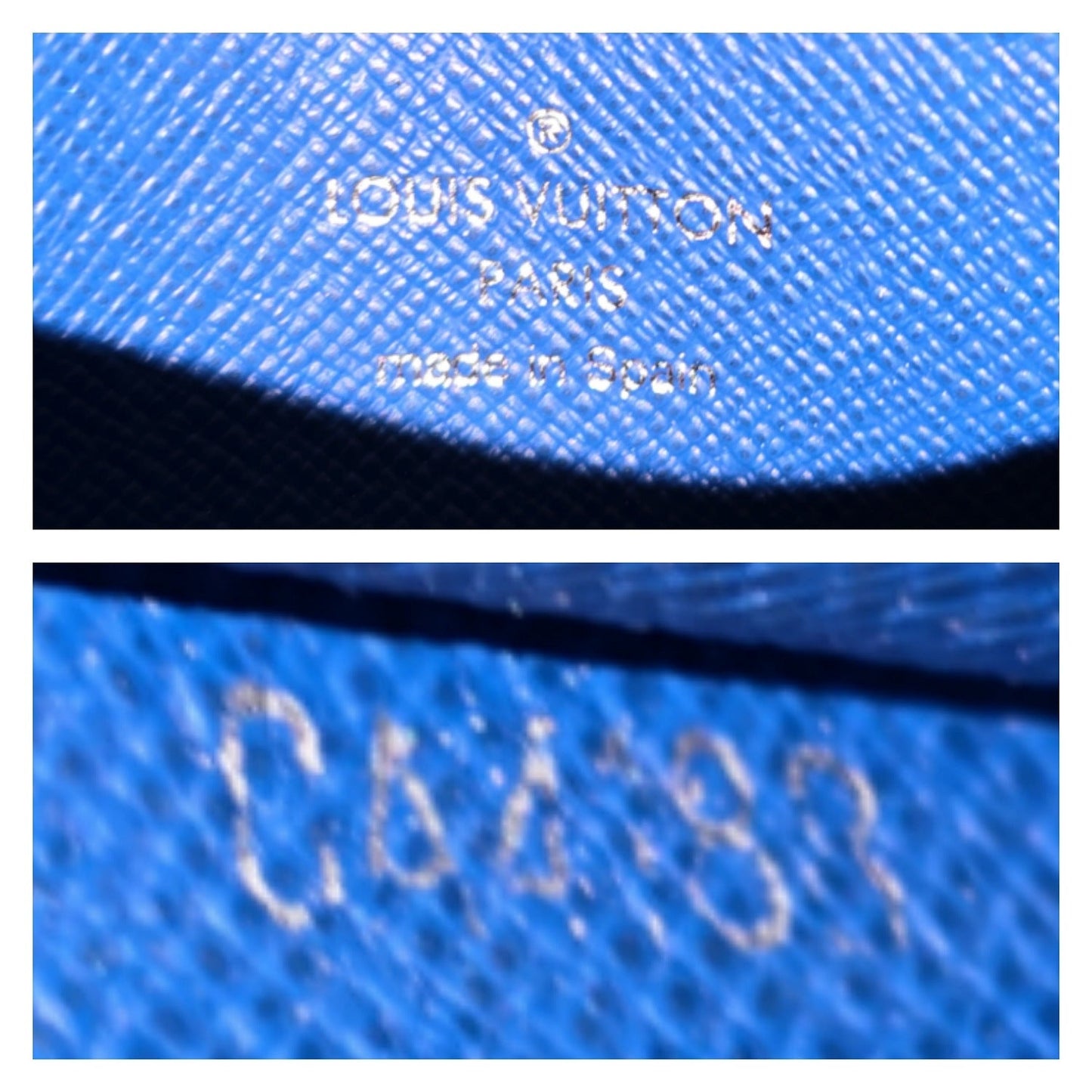 Louis Vuitton Damier Graphite / Blue Card Case