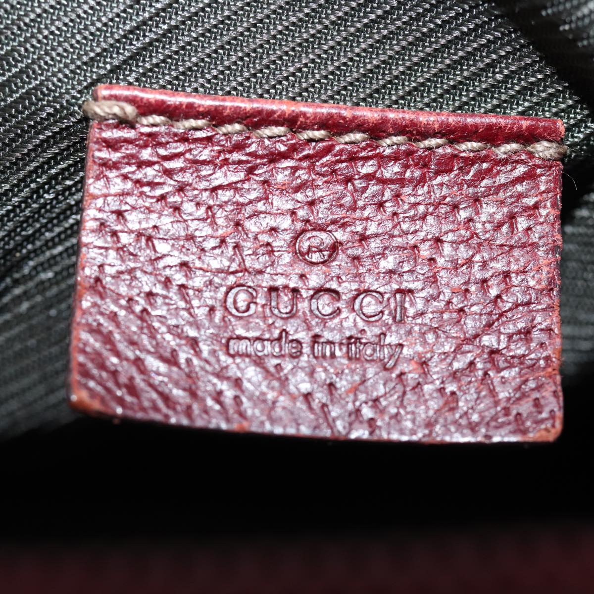 GUCCI GG Canvas Hand Pouch Beige 124542 74207