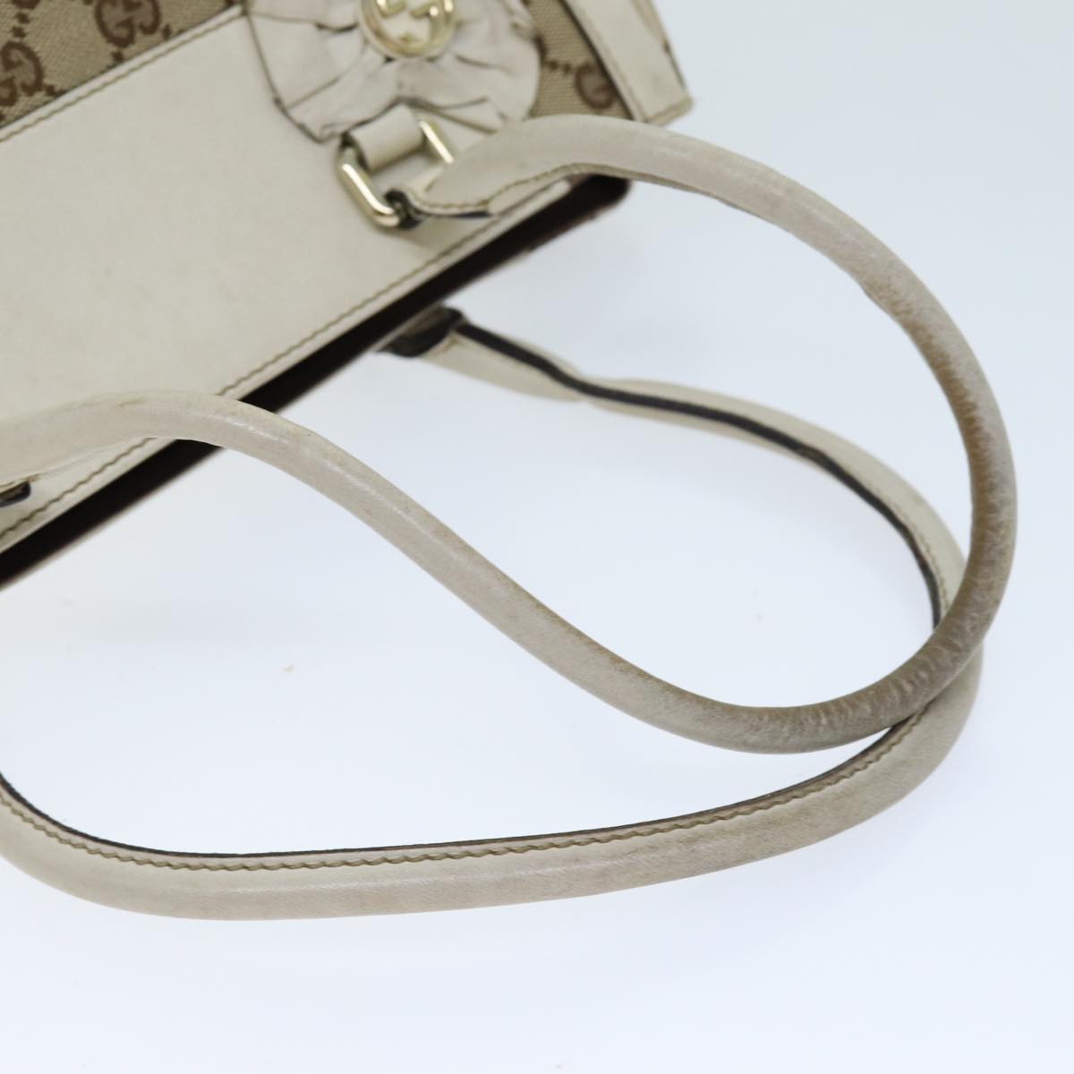 GUCCI GG Canvas Tote Bag Beige 190247 74211