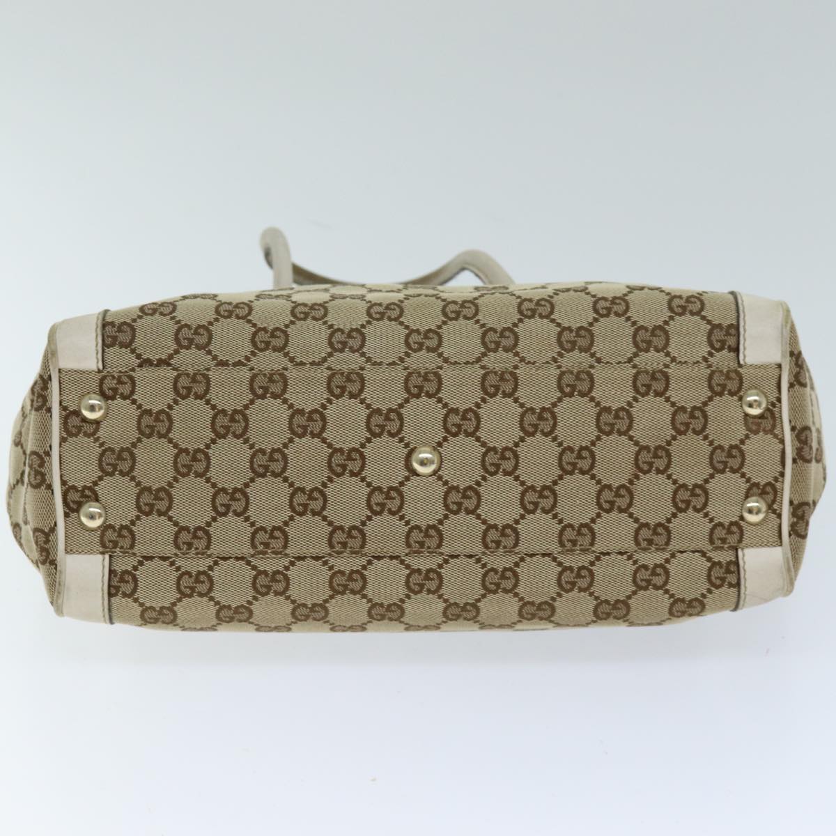 GUCCI GG Canvas Tote Bag Beige 190247 74211