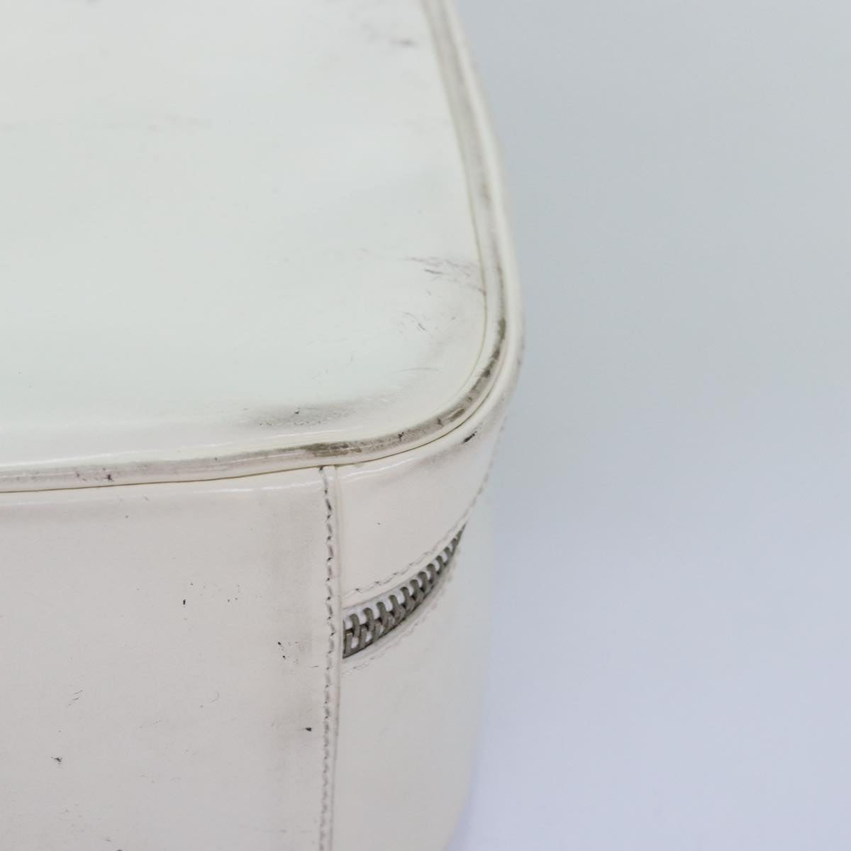 GUCCI Hand Bag Patent leather 2way White 000 270 0323 74229