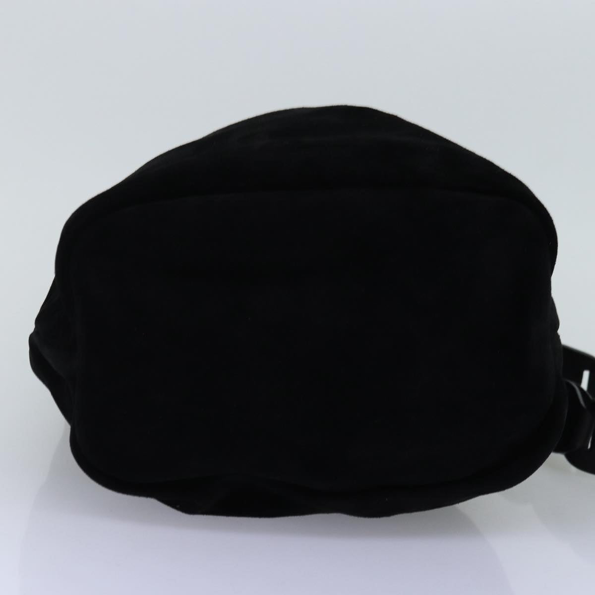GUCCI Shoulder Bag Suede Black 001 2040 1828 74232