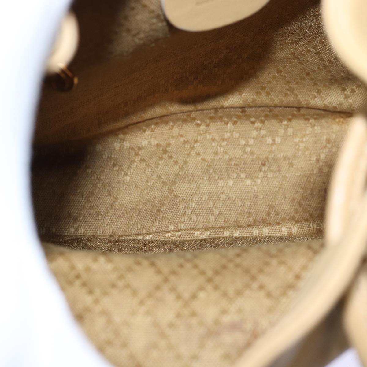 GUCCI Bamboo Backpack Leather Beige 003 2058 0030 74427