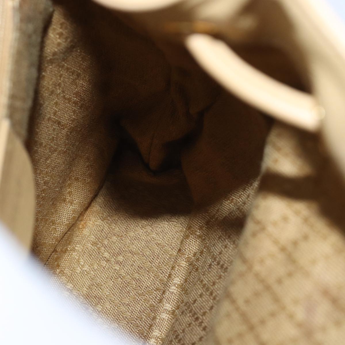 GUCCI Bamboo Backpack Leather Beige 003 2058 0030 74427