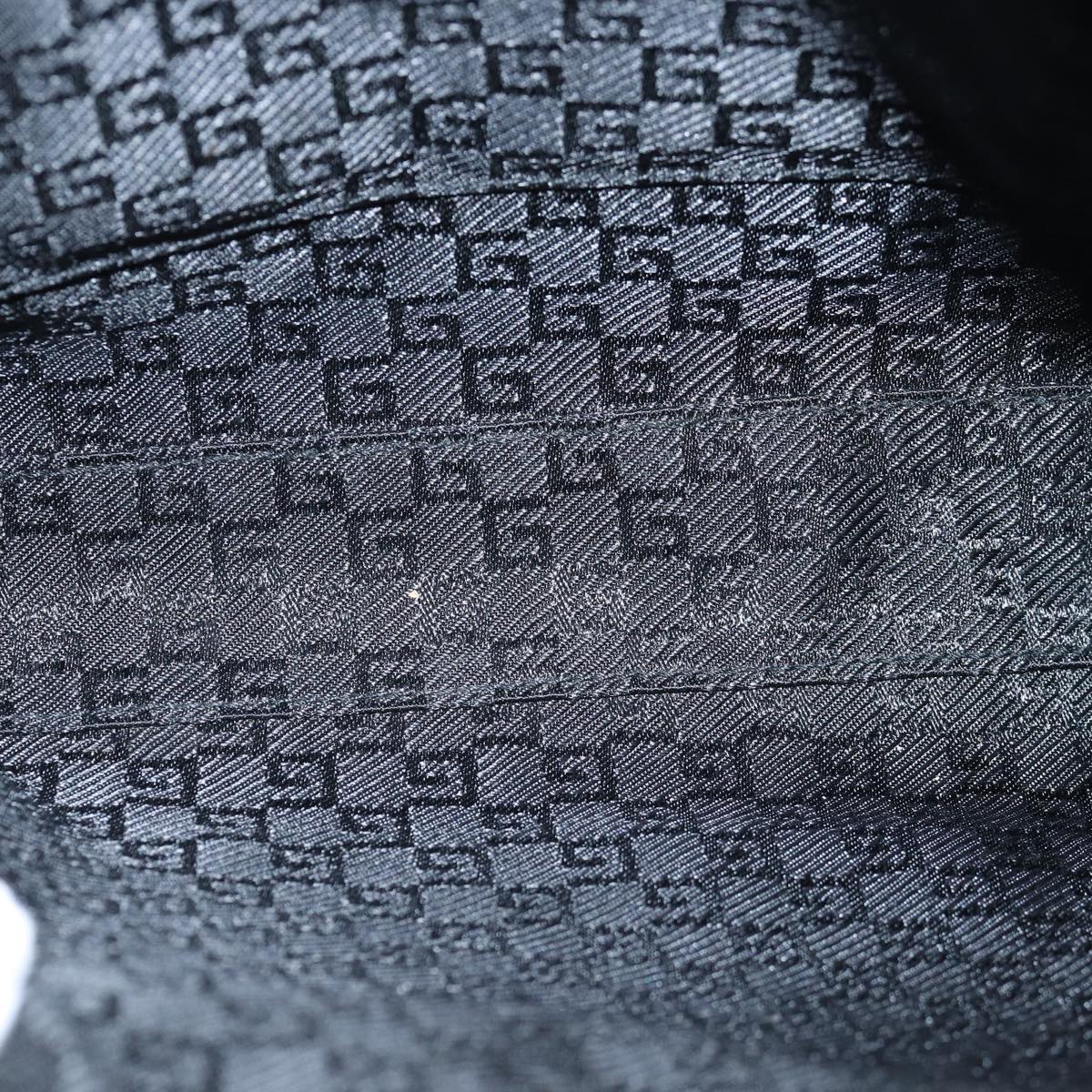 GUCCI Clutch Bag Nylon Black 108844 74493