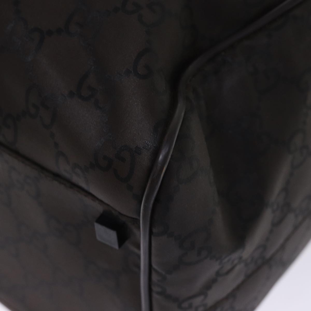GUCCI GG Canvas Boston Bag Brown 012 0383 74553