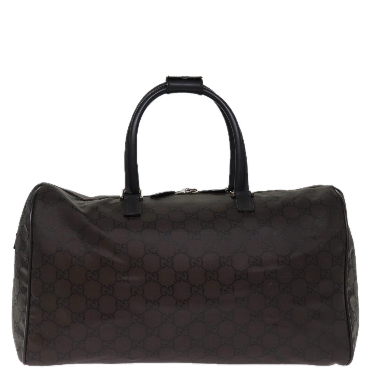 GUCCI GG Canvas Boston Bag Brown 012 0383 74553