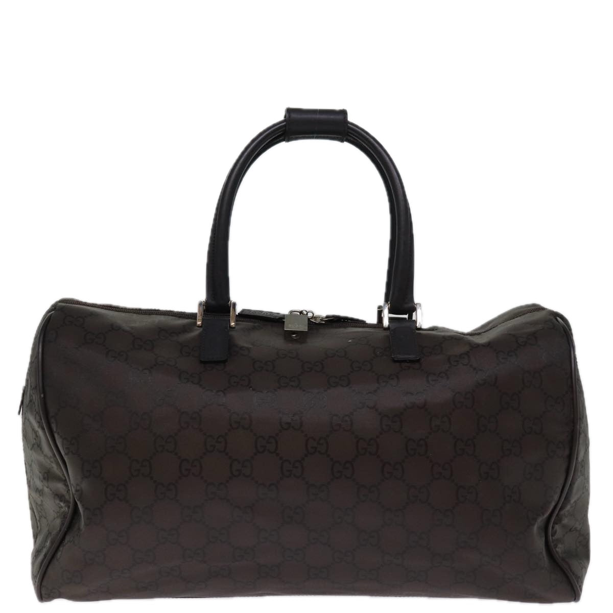 GUCCI GG Canvas Boston Bag Brown 012 0383 74553