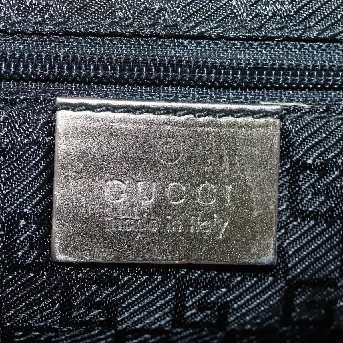 GUCCI Shoulder Bag Leather Gold 001 4113 2123 74555