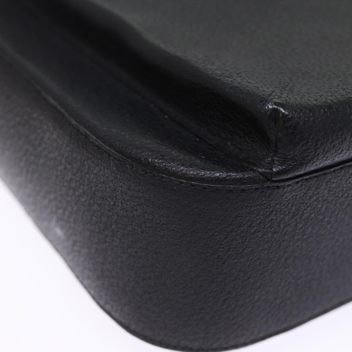 GUCCI Hand Bag Leather 2way Black 002 1118 0463 74592