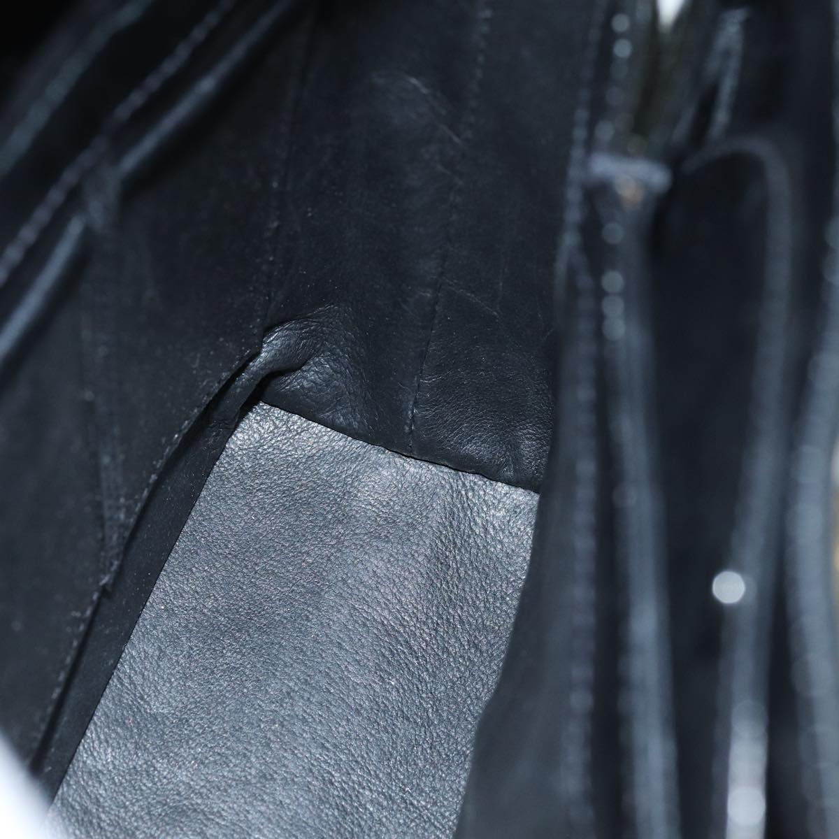 GUCCI Hand Bag Patent leather Black 000 110 0907 74593