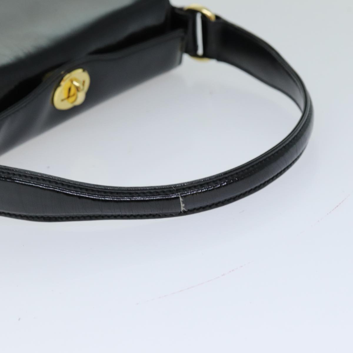 GUCCI Hand Bag Patent leather Black 000 110 0907 74593