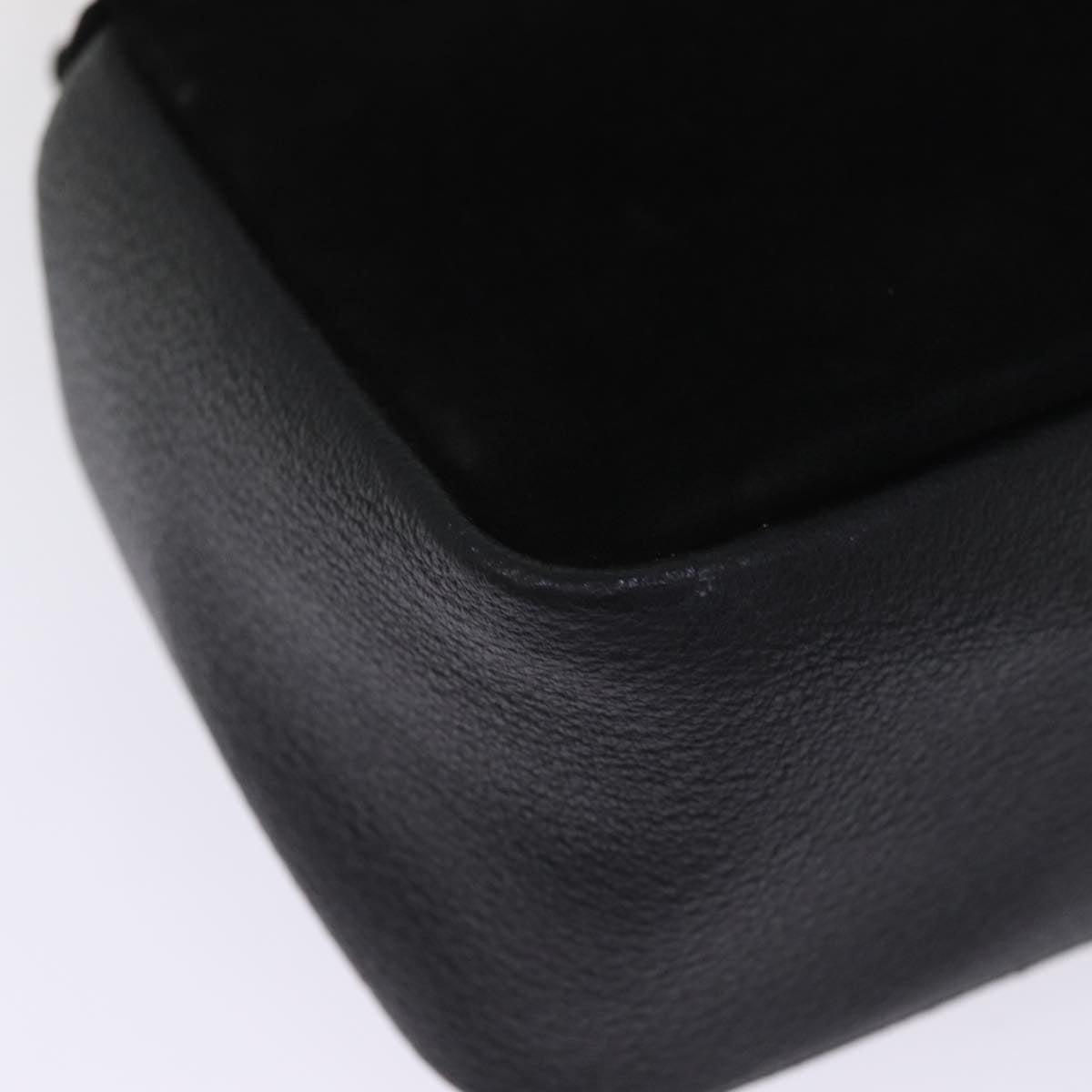 GUCCI Bamboo Hand Bag Suede Black 000 3444 0575 74613