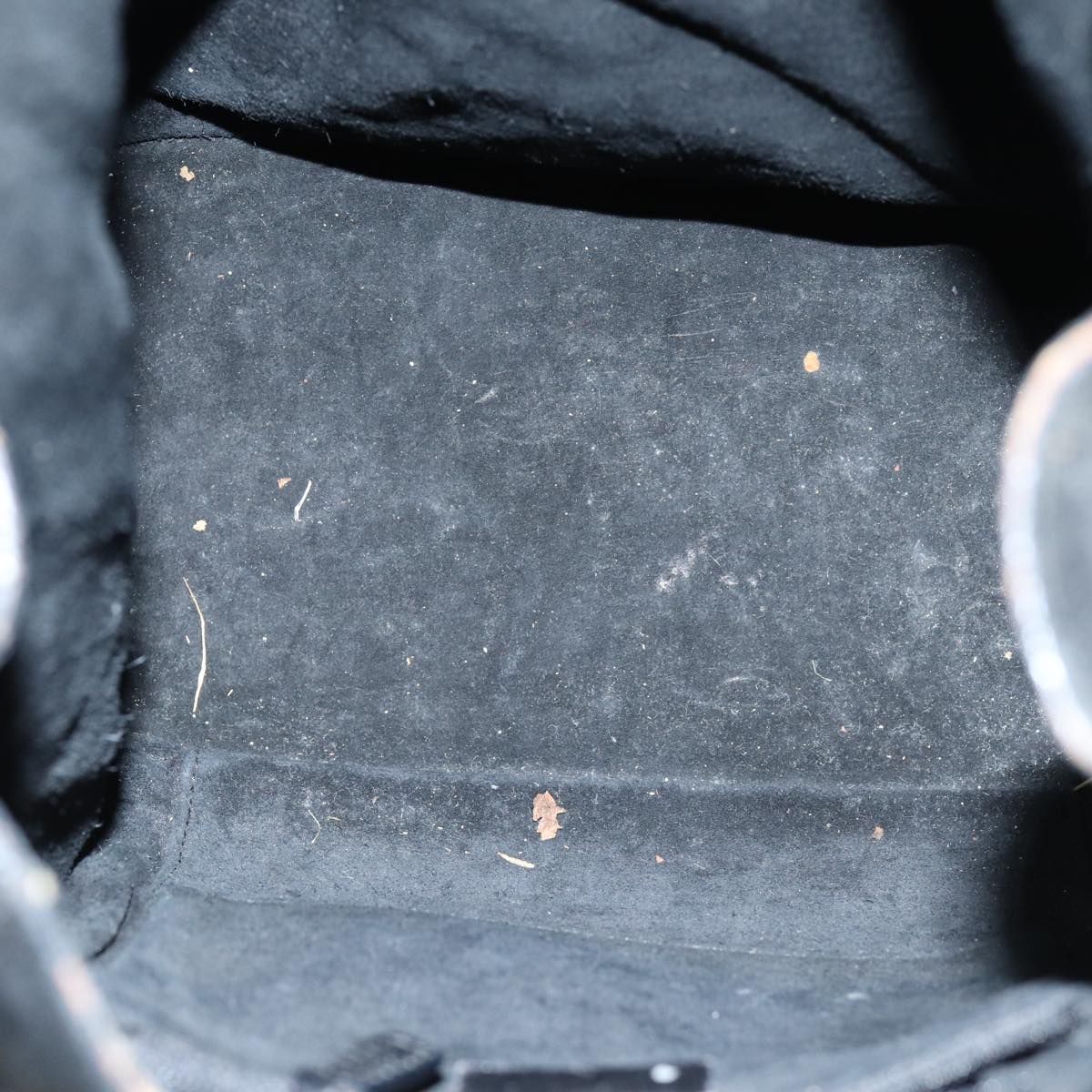 GUCCI Hand Bag Suede Outlet Black 001 3738 74647