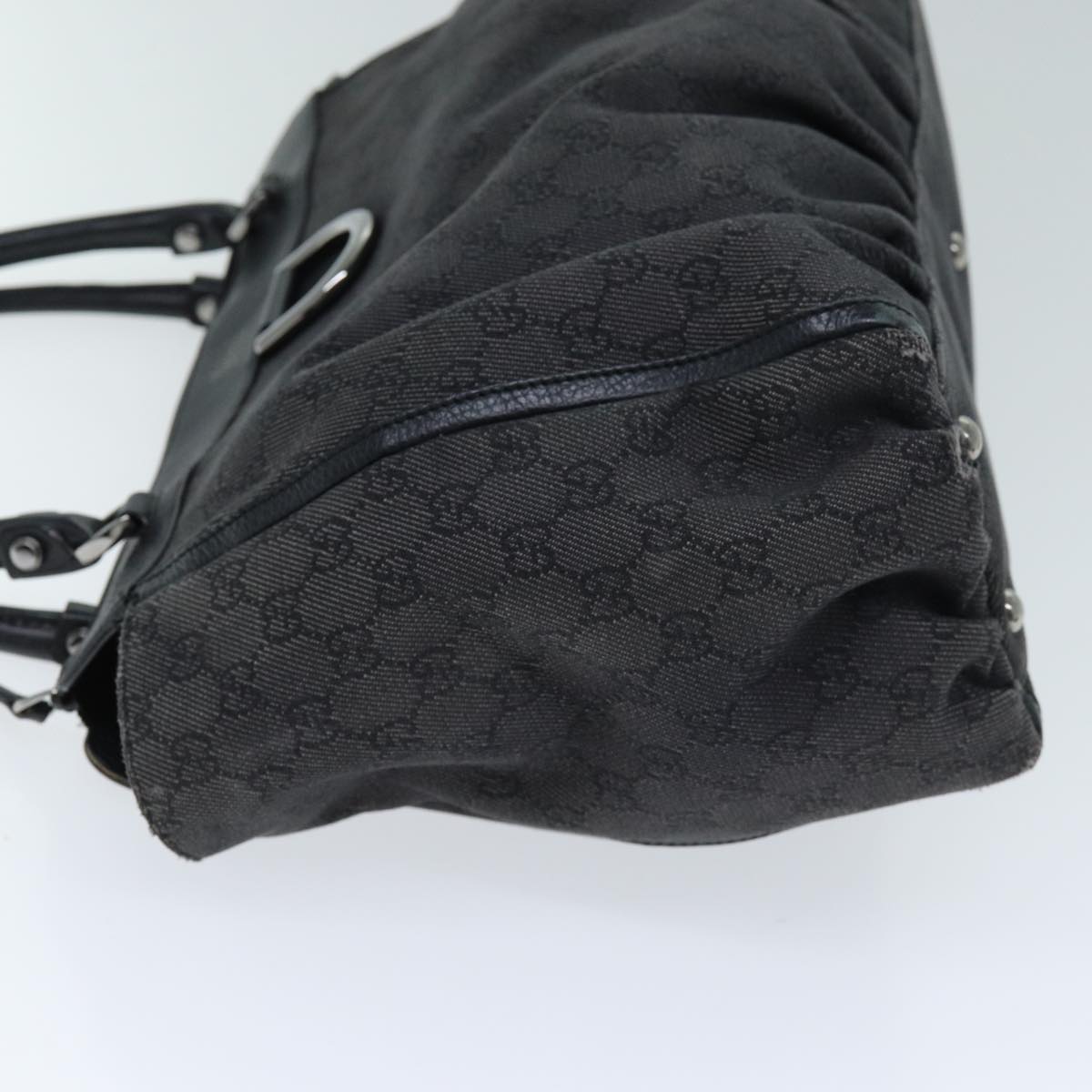 GUCCI GG Canvas Tote Bag Outlet Gray 341491 74649