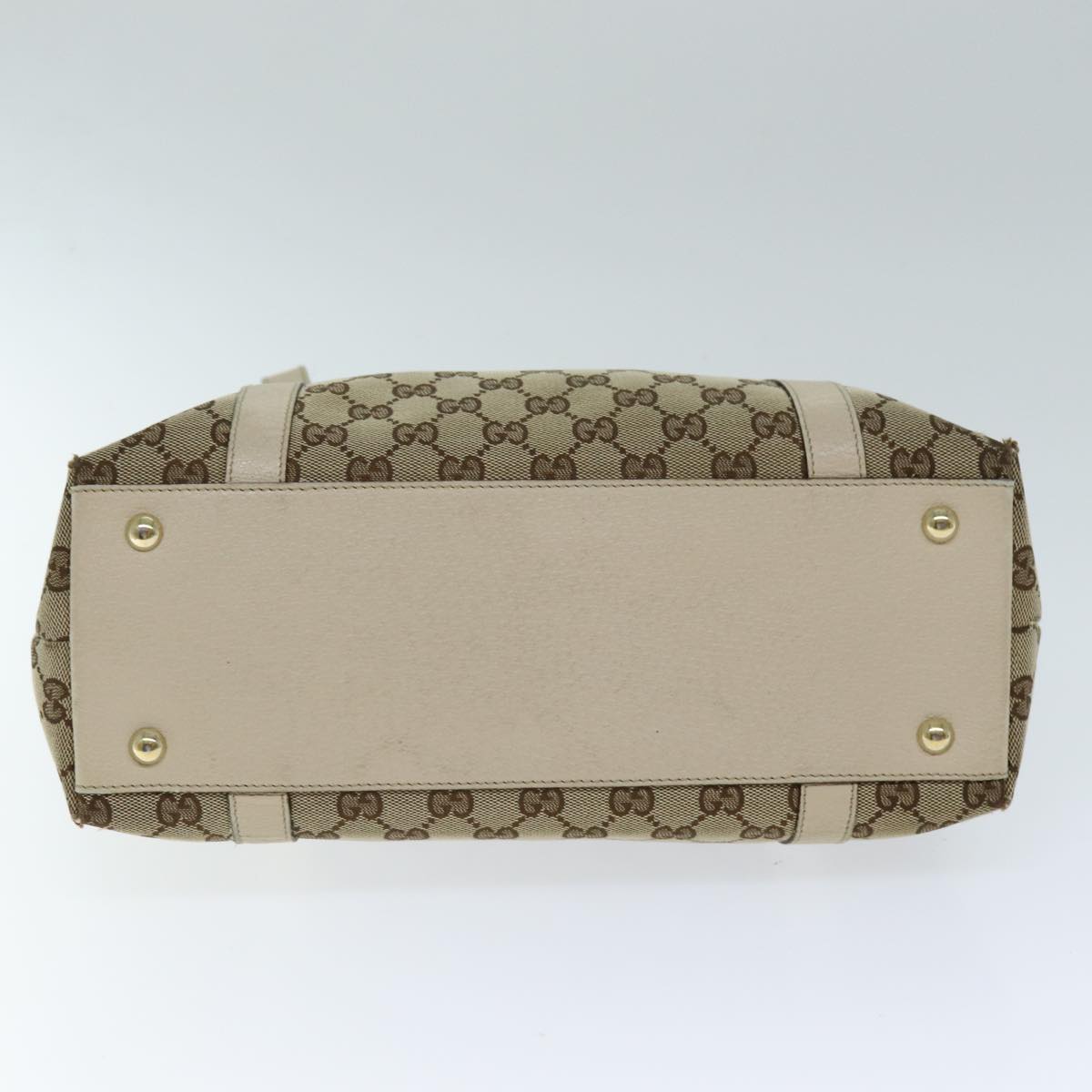 GUCCI GG Canvas Tote Bag Beige 141470 74651