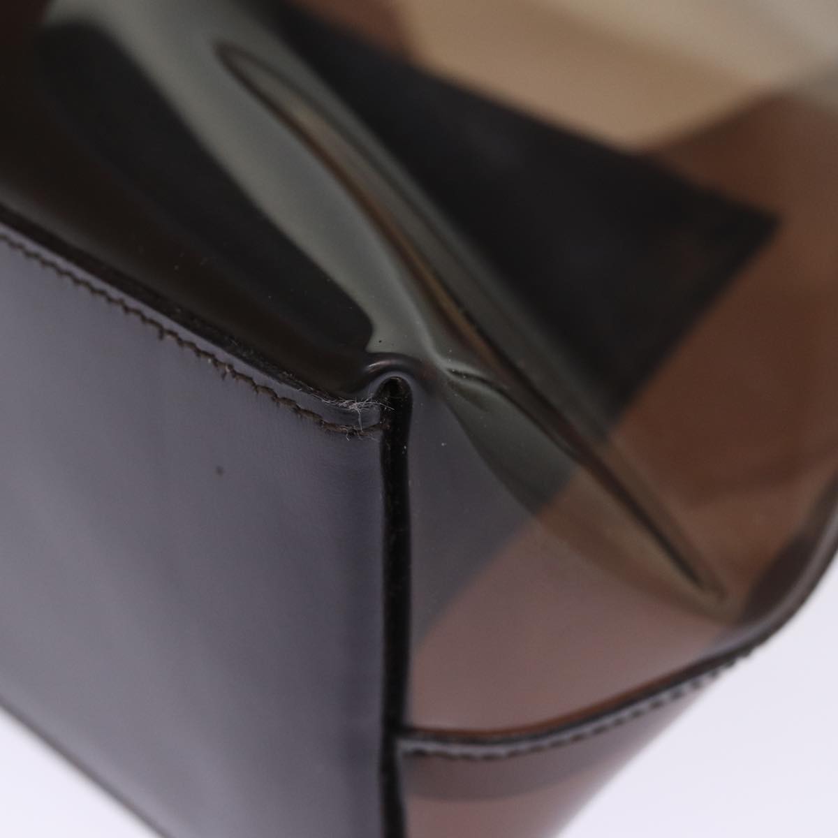GUCCI Shoulder Bag Vinyl Brown 74653