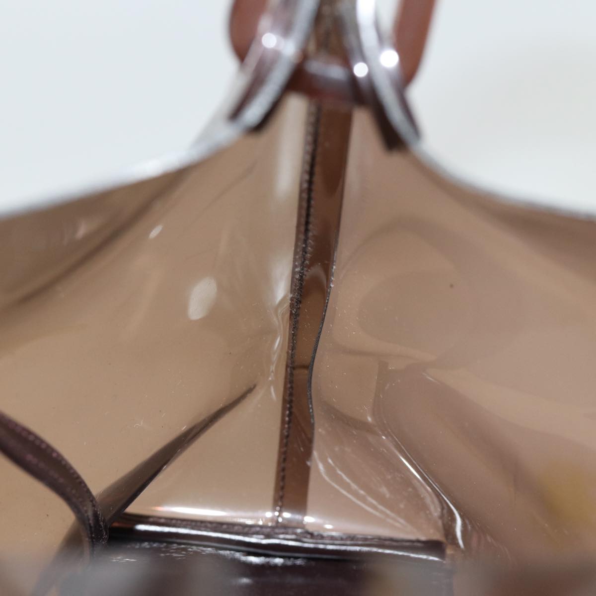 GUCCI Shoulder Bag Vinyl Brown 74653
