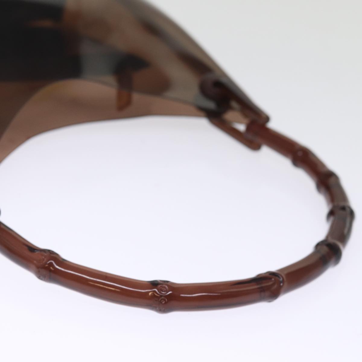 GUCCI Shoulder Bag Vinyl Brown 74653
