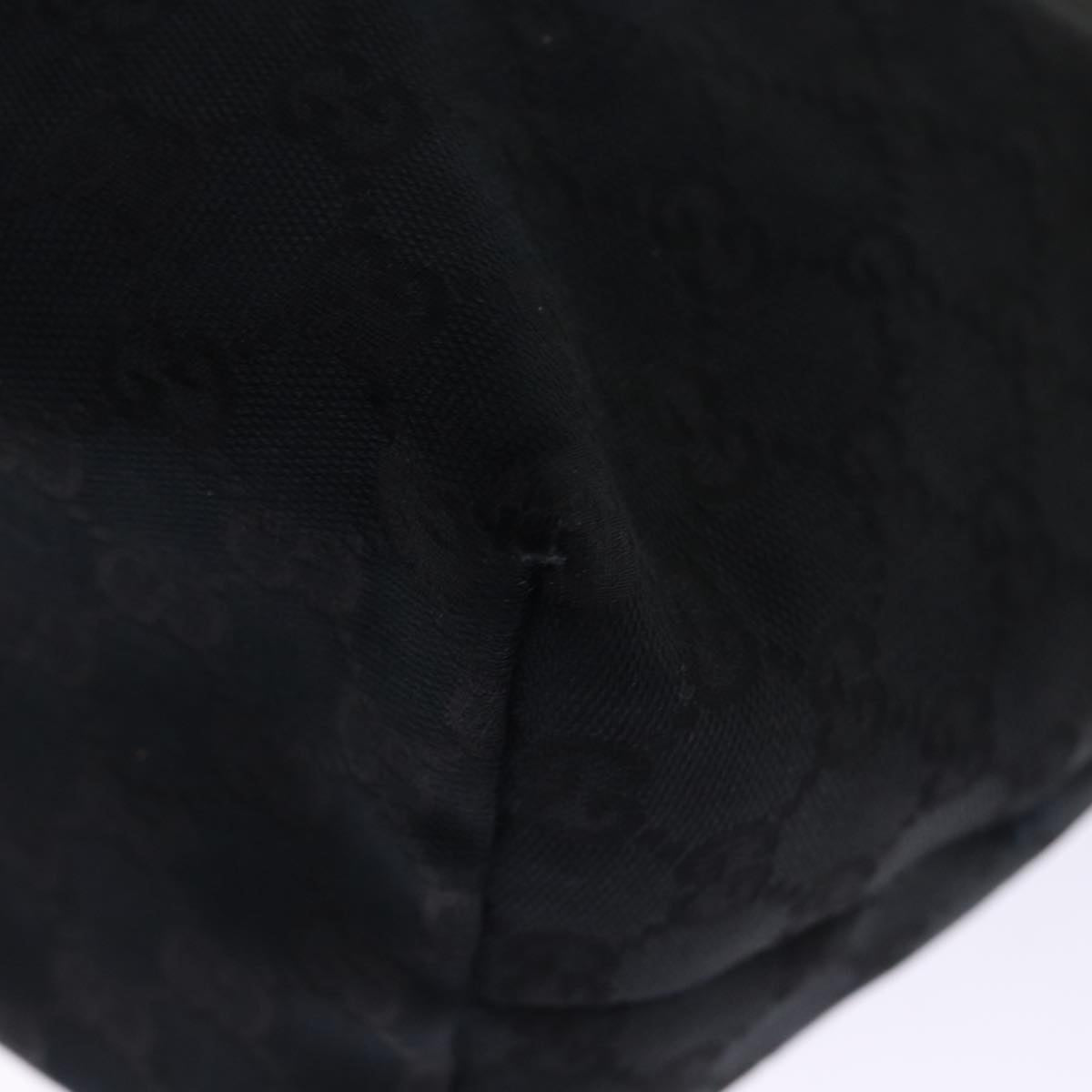 GUCCI GG Canvas Tote Bag Black 211976 74655