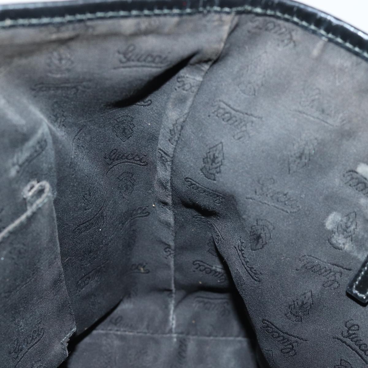 GUCCI GG Canvas Tote Bag Black 211976 74655