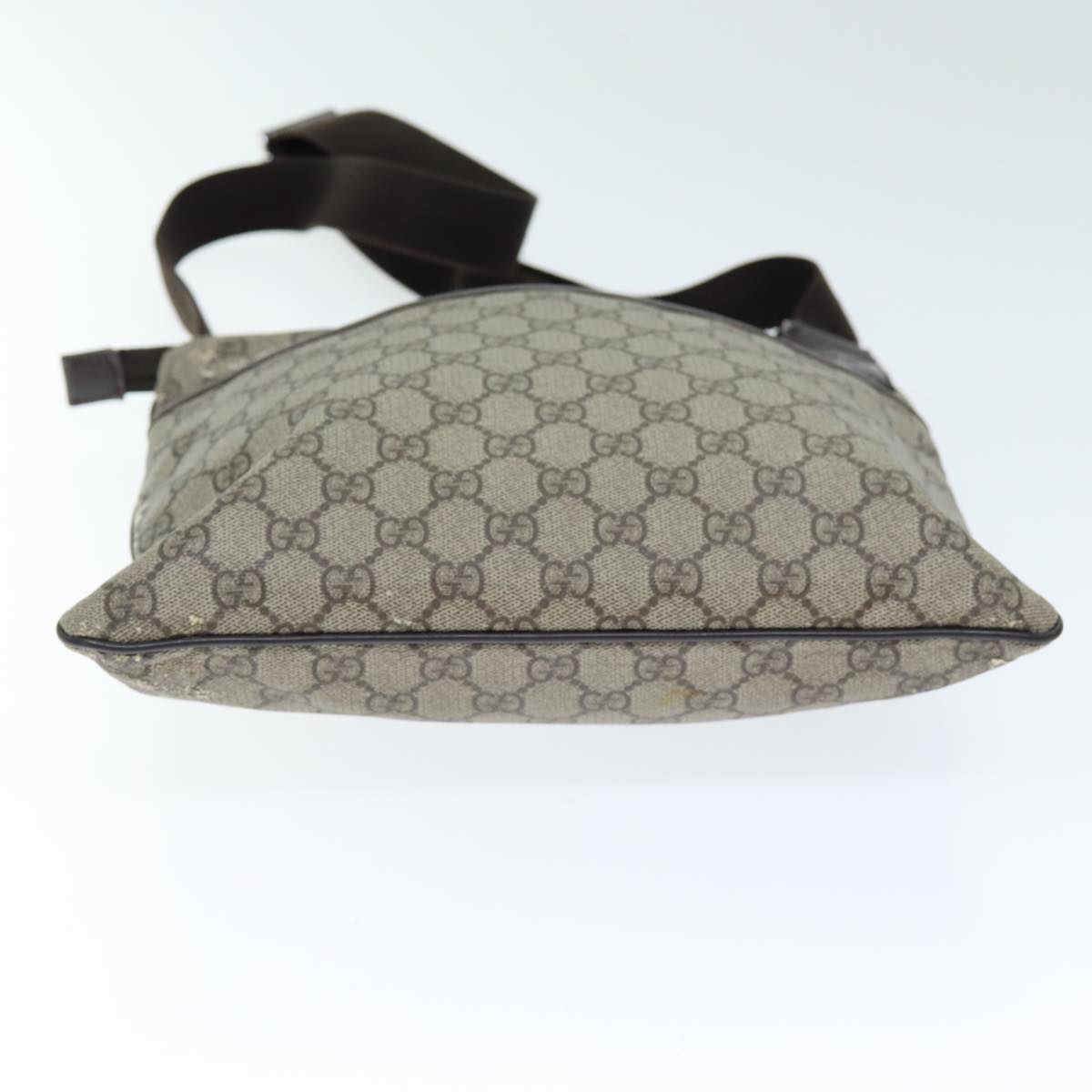 GUCCI GG Supreme Shoulder Bag PVC Leather Red 141626 74656