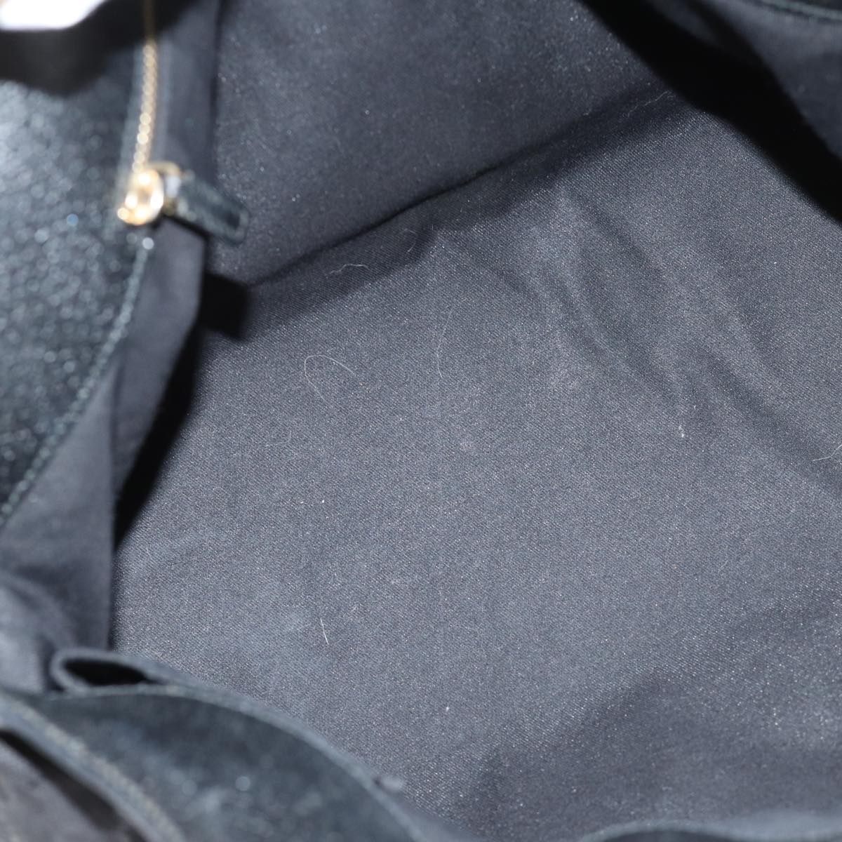 GUCCI Bamboo GG Canvas Hand Bag Black 137395 74745