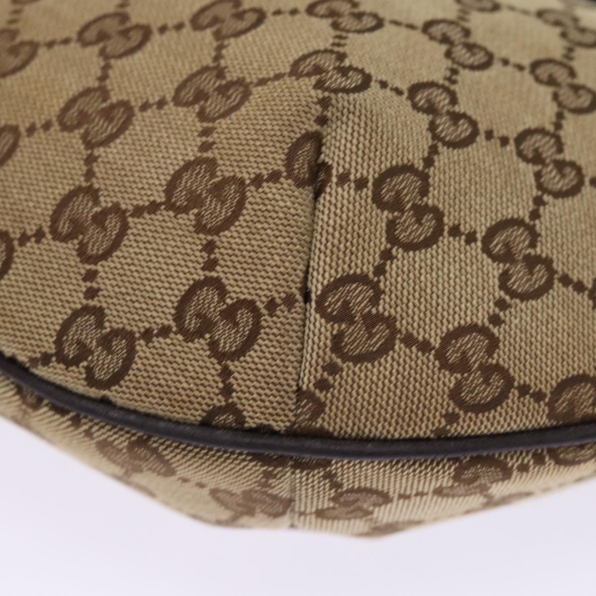 GUCCI GG Canvas Shoulder Bag Beige 181092 74781