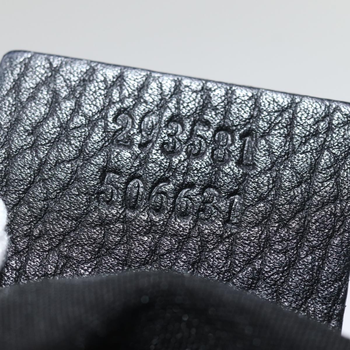 GUCCI GG Canvas Shoulder Bag Outlet Black 293581 74784