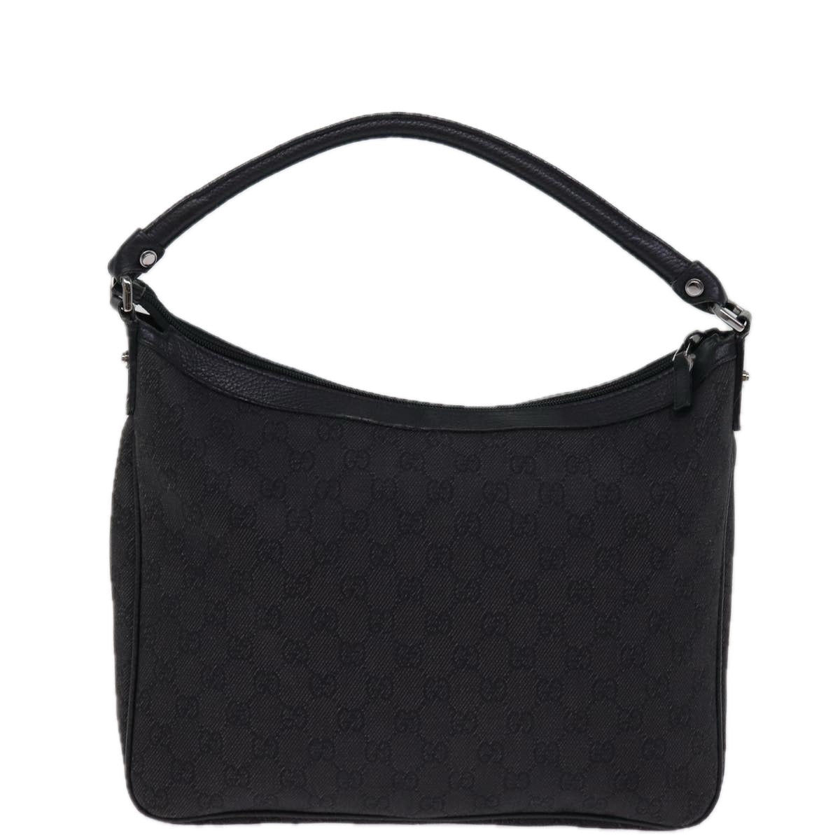 GUCCI GG Canvas Shoulder Bag Outlet Black 293581 74784