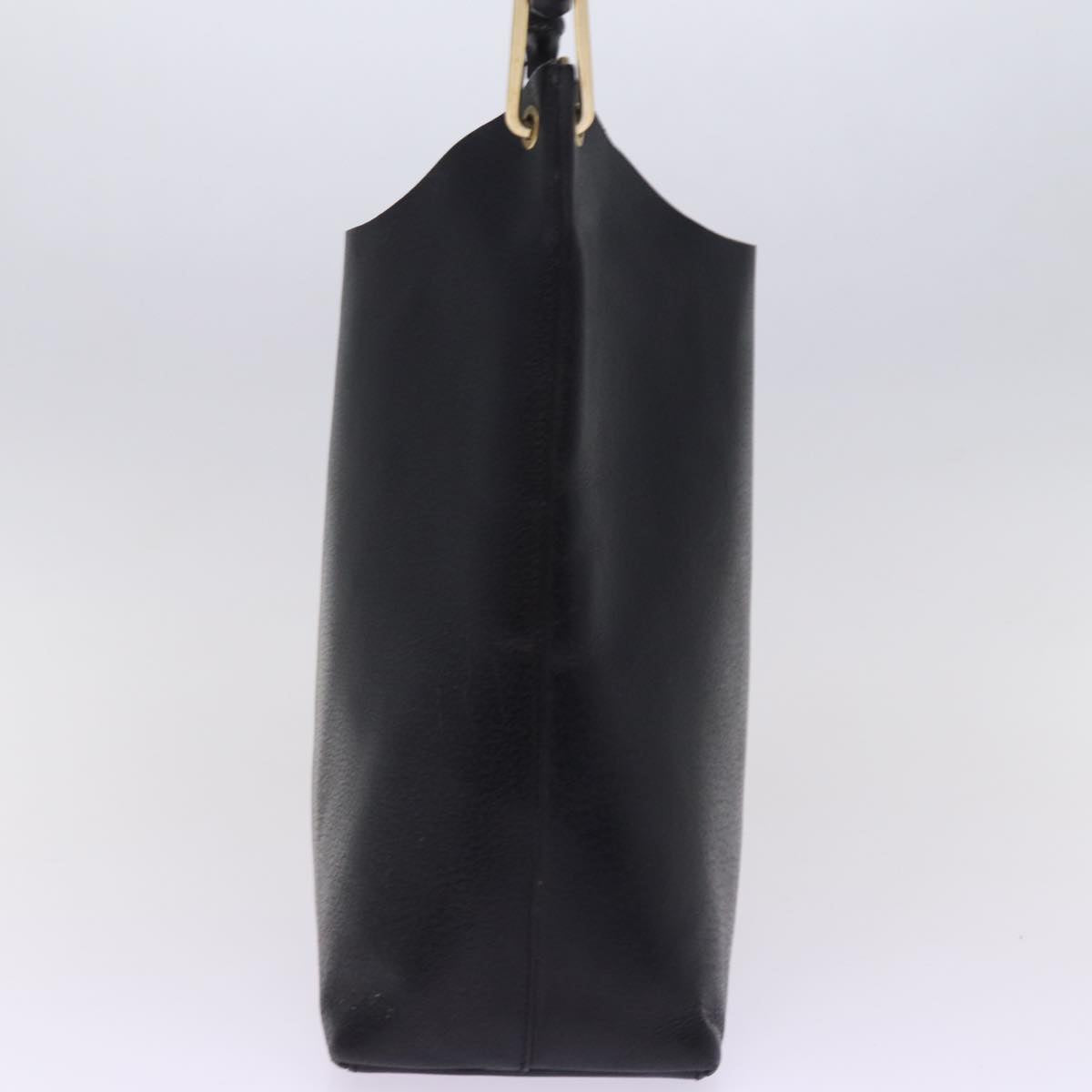 GUCCI Bamboo Hand Bag Leather Black 001 1013 1881 74861