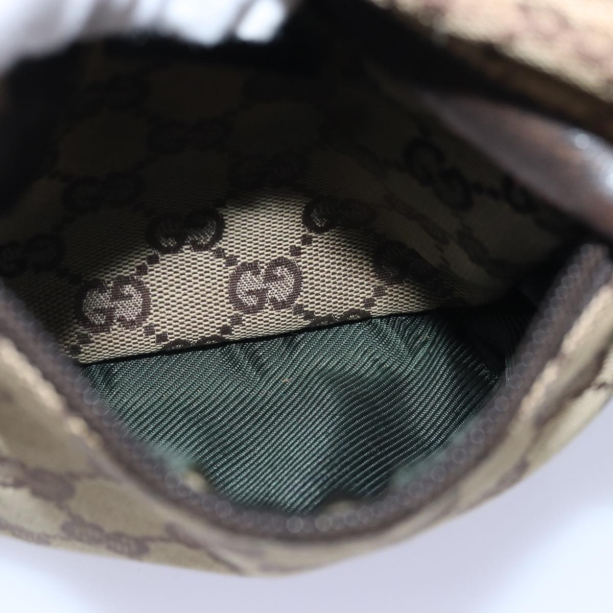 GUCCI GG Canvas Body Bag Beige 28566 74874