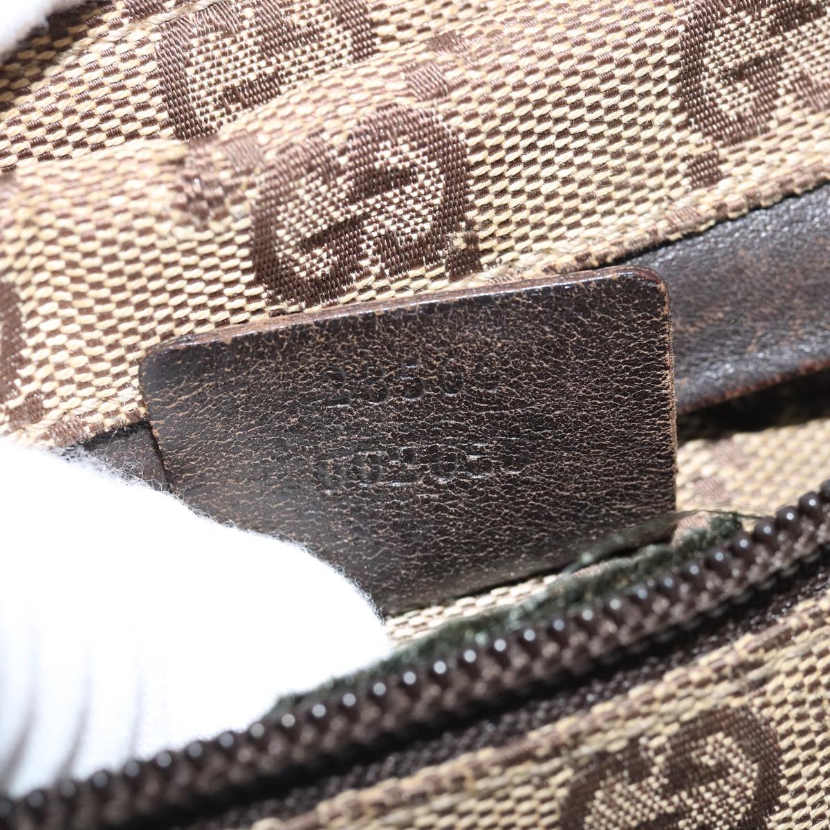 GUCCI GG Canvas Body Bag Beige 28566 74874